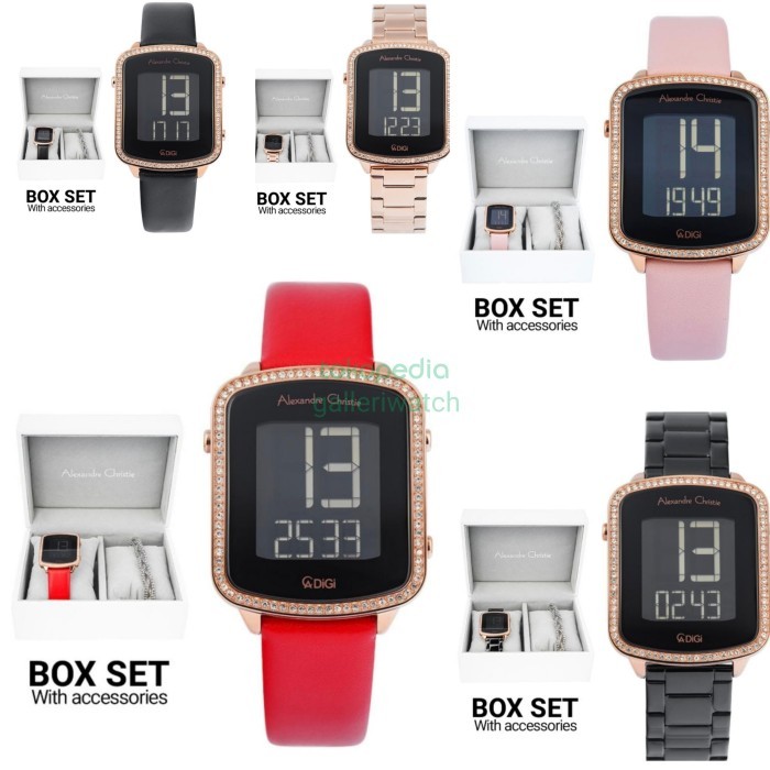 Alexandre Christie Ac 9380 Ac9380 Jam Tangan Wanita Set Terpercaya