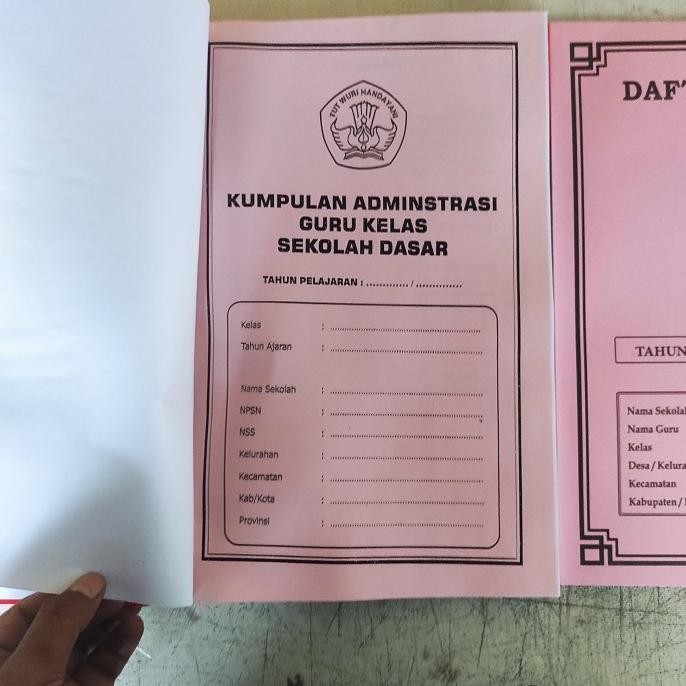 

BUKU KUMPULAN ADMINISTRASI GURU KElAS SD