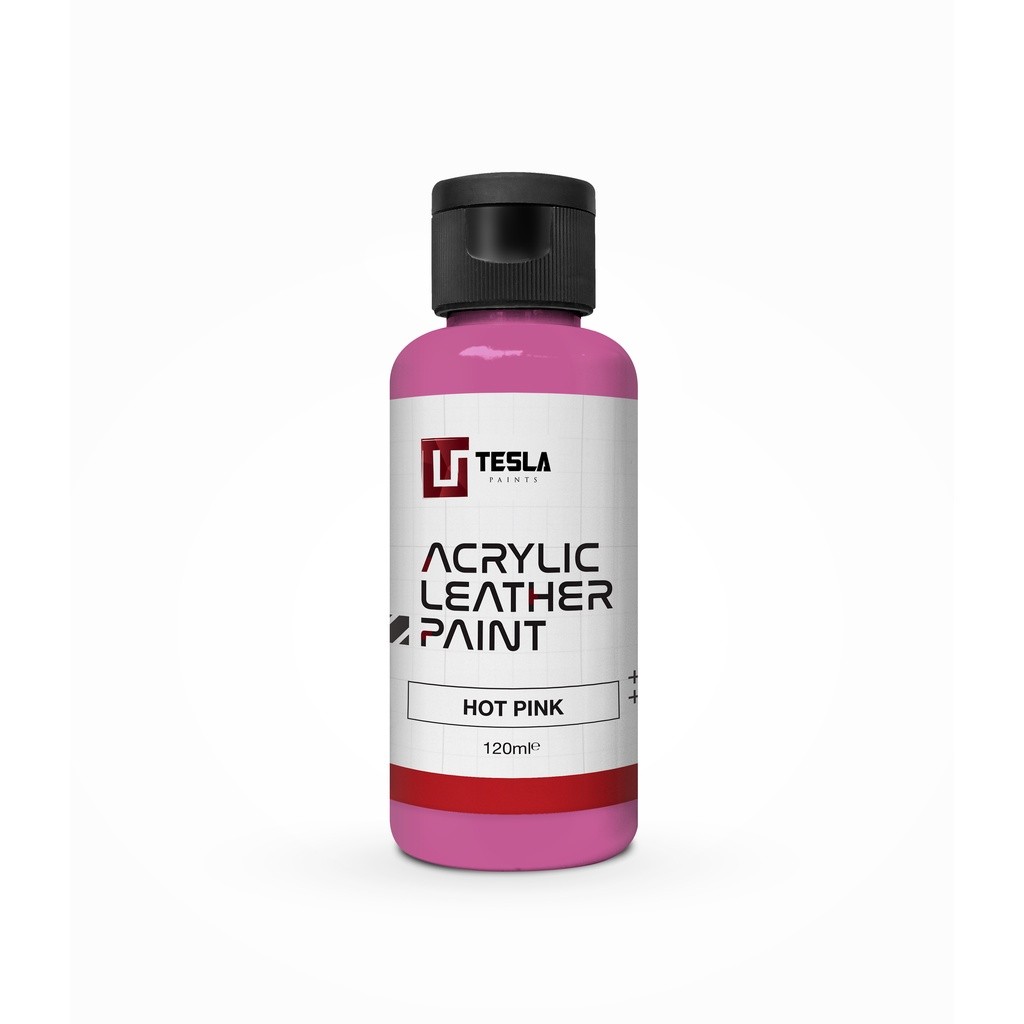 

ACRYLIC LEATHER PAINT - 120ML - HOT PINK