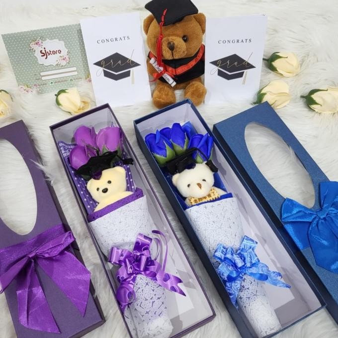 

Sale! Box Bunga Cantik Wisuda Ulang Tahun Valentine Hadiah Boneka 003