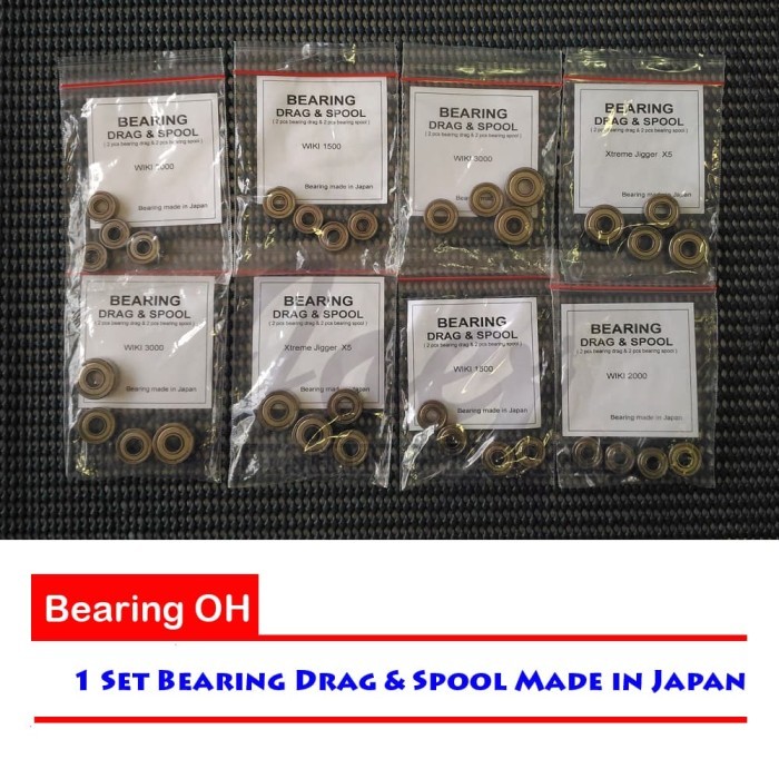 Bearing Set Reel Oh Jigging Master - Xtreme Jigger Untuk Drag & Spool