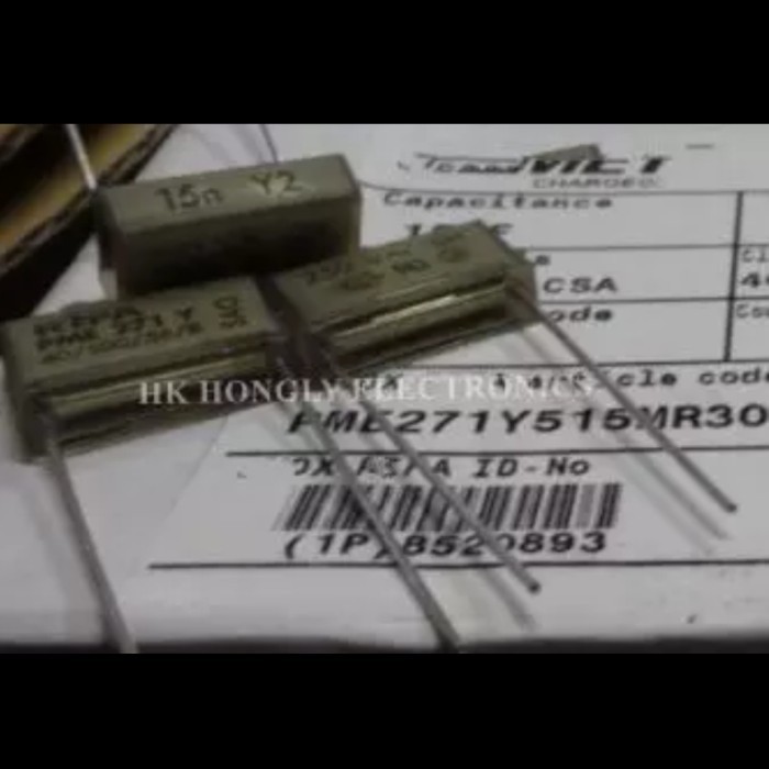 kapasitor capacitor pme271y pme 271y pme271 y pme 15n 15nf 250v rifa