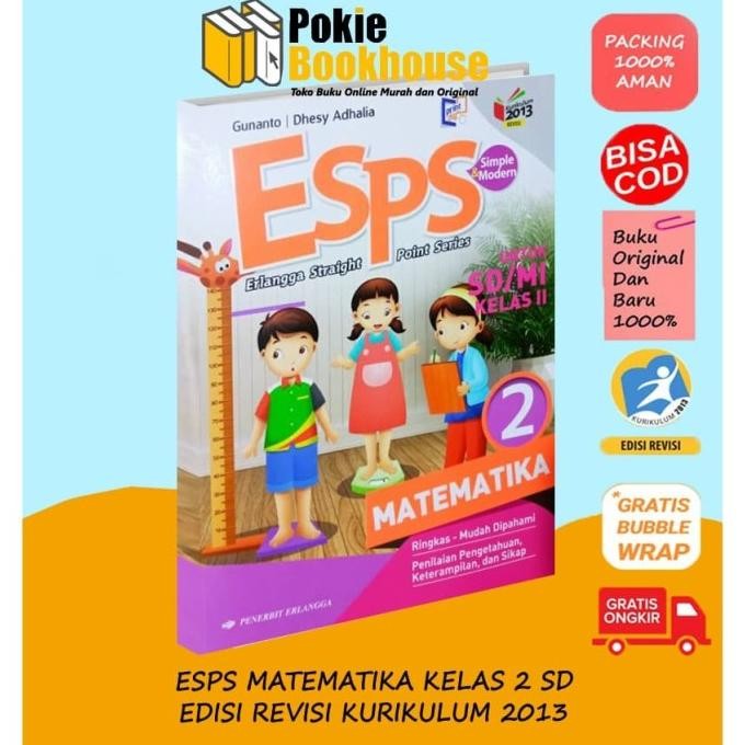 

ESPS MATEMATIKA 2 SD/MI KELAS II ( K13N ) ERLANGGA GUNANTO