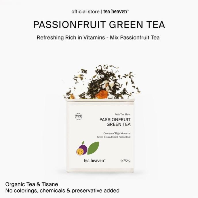

GREEN TEA PASSIONFRUIT TEH HIJAU BUAH PREMIUM CAFE ARTISAN TEA HEAVEN SIAP KIRIM