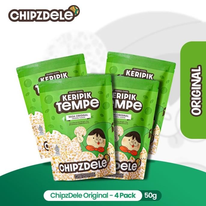 

NEW PRODUK CHIPZDELE KERIPIK TEMPE 50 GRAM - 4 PACK !!!!!