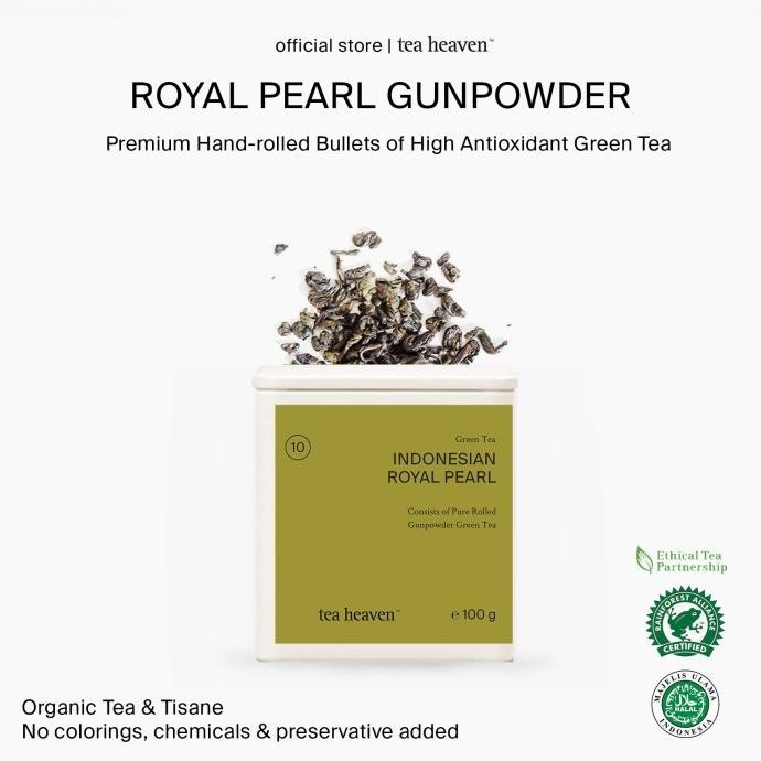 

INDONESIAN PEARL GREEN TEA | TEA HEAVEN | TEH HIJAU ORGANIK PREMIUM SIAP KIRIM