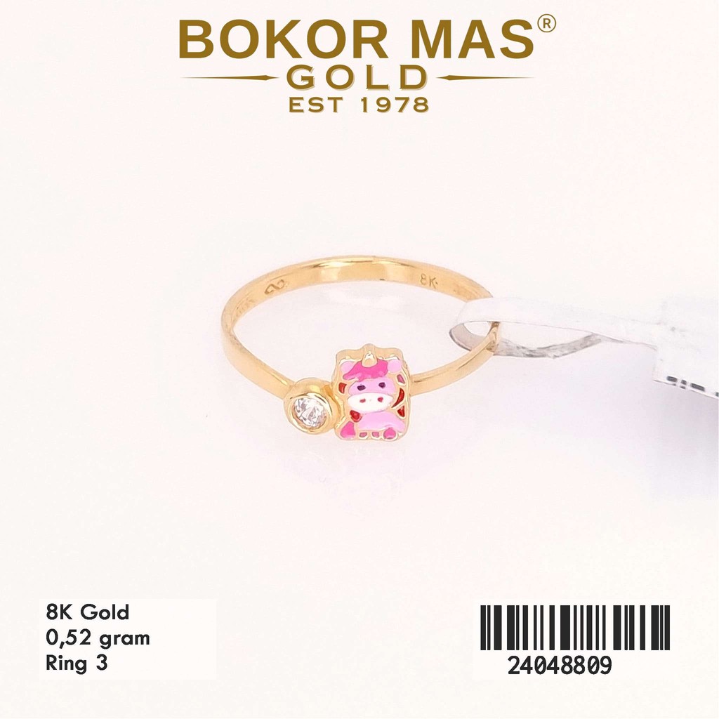 BokorMas Gold Cincin Anak Variasi Boneka Emas Asli Kadar 8K 24048809