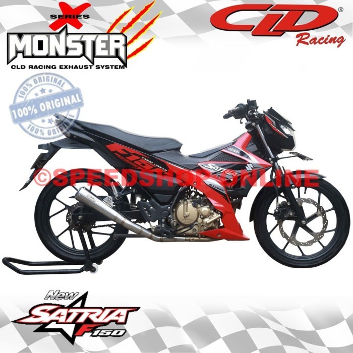 Knalpot Cld Suzuki Satria Fu 150 Fi Injeksi Original Type Monster X