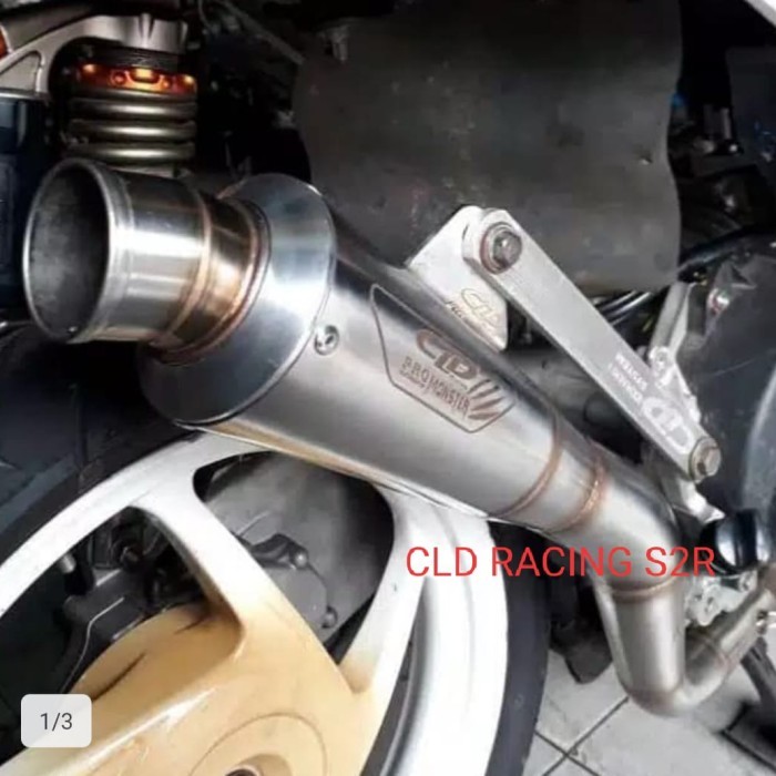Knalpot Cld Racing Beat Karbu/ Beat Fi Scoopy Monster Pro Series Ori