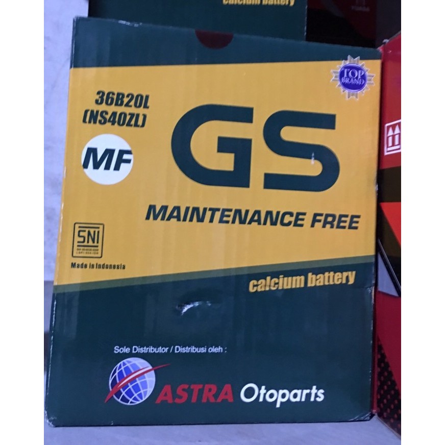 Akiaki /Accu Kering Gs Mf Ns40Zl / 36B20L Mobilio, City , Brio