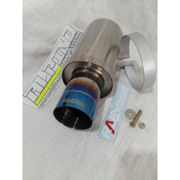 Knalpot Mobil Racing Alpino F03 Baby Burn Tip