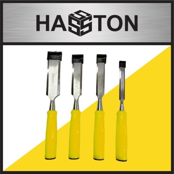 

HASSTON PROHEX 4571-030 Tatah Pahat Kayu Set 4pcs Wood Chisel