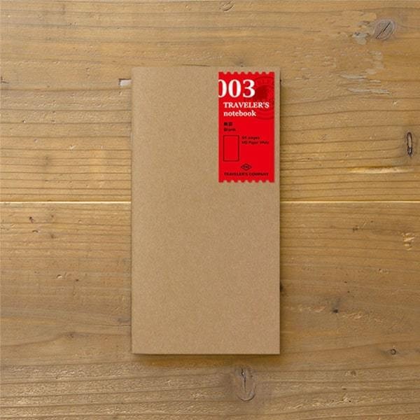 

Midori Traveler's Notebook 003 - Blank Regular Size