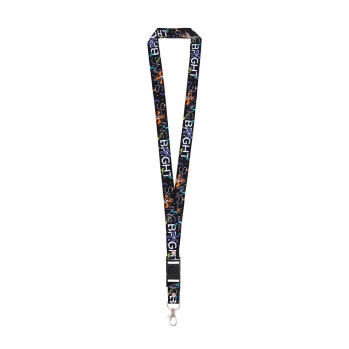 

Shining Bright Funney Lanyard - Black