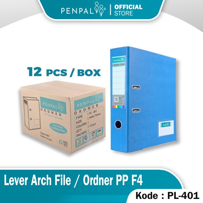 

Penpal Lever Arch File / Ordner Folio PL-401 ( 12 Pcs )