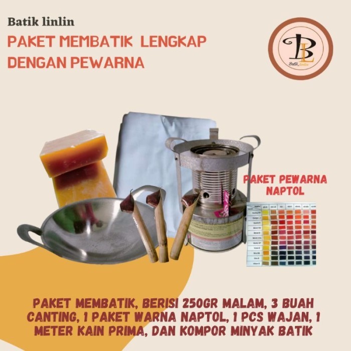 

Alat Membatik/ Perlengkapan Membatik Lengkap/Alat Belajar Membat