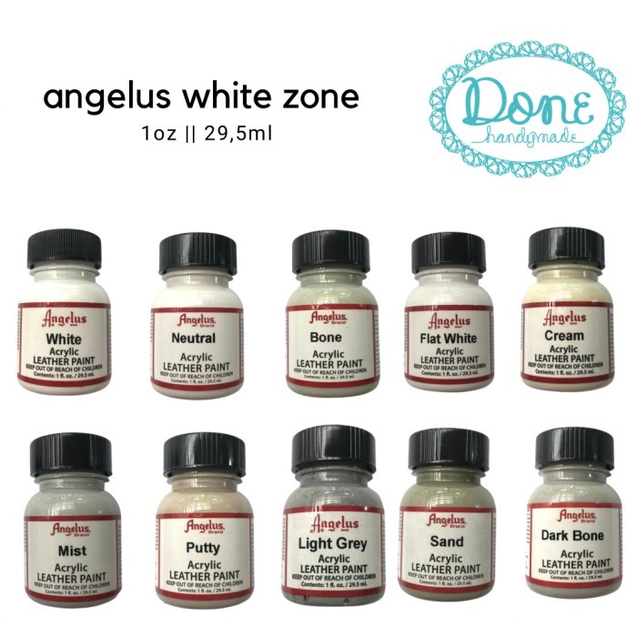 

Angelus leather paint cat kulit acrylic paint cat akrilik cat lukis