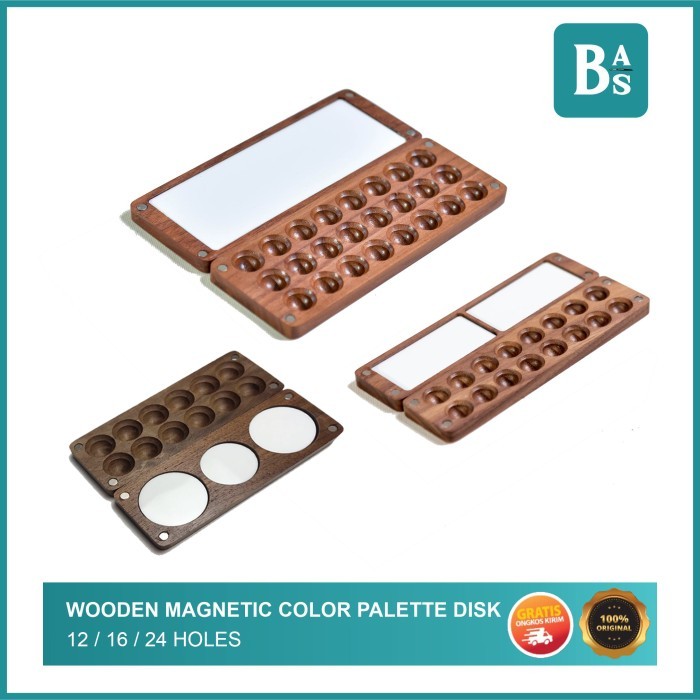 

Magnetic Wooden Color Palette Disk
