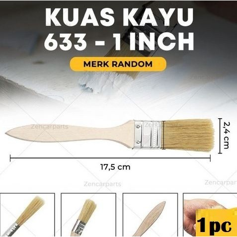 Kuas Cat 1 Inch 1" Brush Cet Kayu Tembok Dinding Kecil Halus 1 Inchi Murah