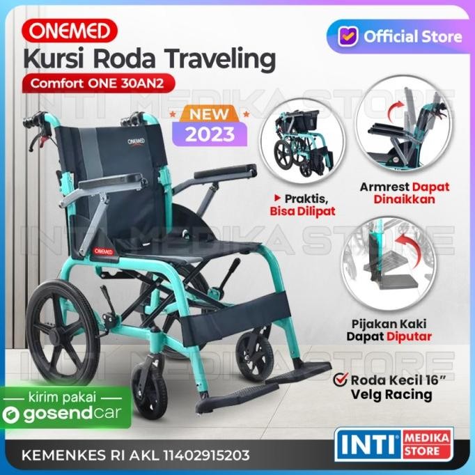 ONEMED - Kursi Roda Travelling Portable COMFORT ONE 30 AN 2 | Travel