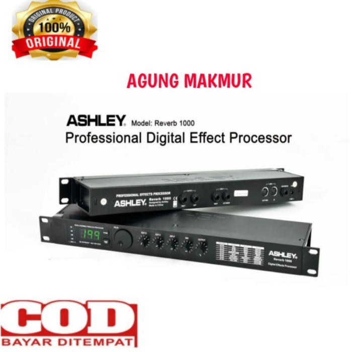 Barang Baru Termurah Effect Vokal Ashley Reverb 1000 Original Efek