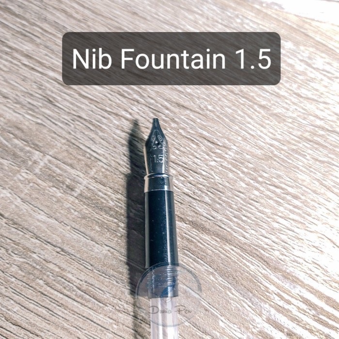 

Fountain Pen 317F, Pena Kaligrafi Metal, Pump/Catridge, Pen Tinta Besi