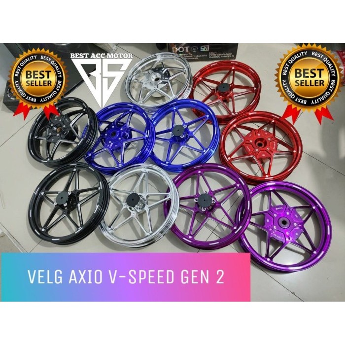 VELG AXIO BINTANG VARIO 110 VARIO 125 150 BEAT SCOOPY GENIO Original VELG BINTANG VARIO VELG