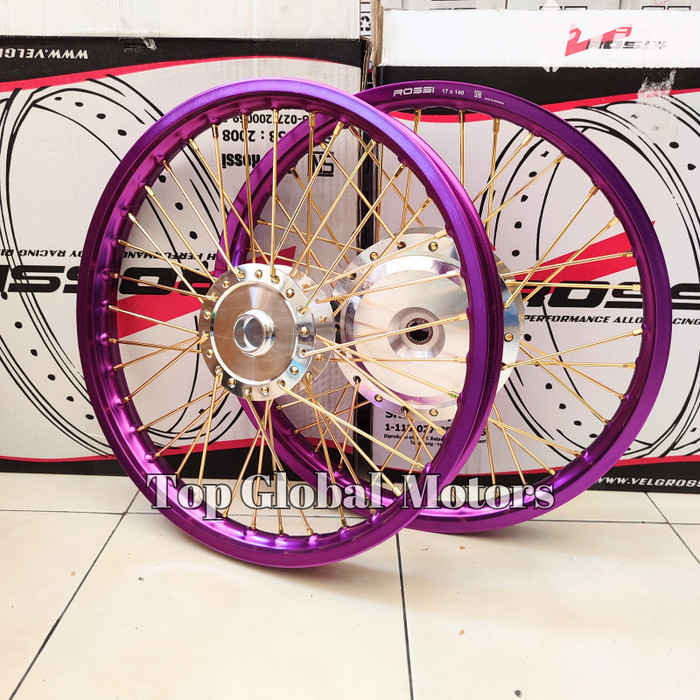 VELG BEAT VARIO SCOOPY MIO GENIO SEPASANG RING 17 MERK ROSSI ORIGINAL