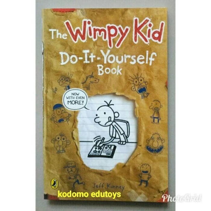 Diary of a Wimpy Kid -- Do - It - Yourself Book by Jeff Kinney KOMPLIT Kode 756