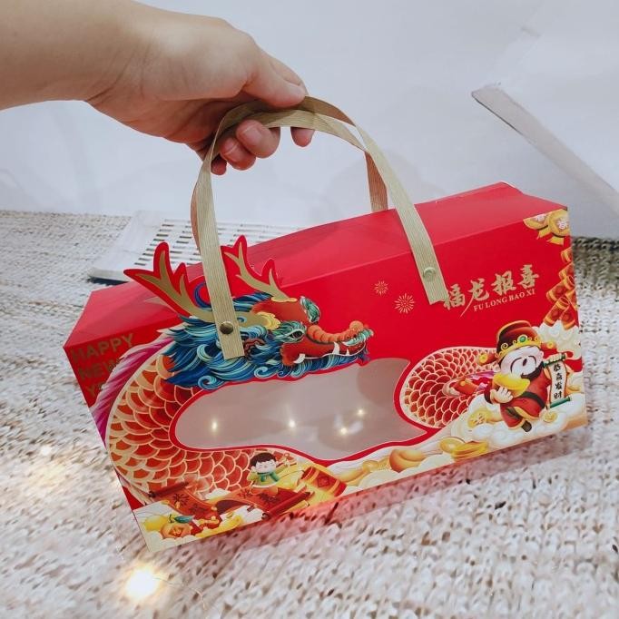 

''Terlaris" Gibox Barongsai Naga - Kotak Hampers Imlek Dragon Gb232 Murah