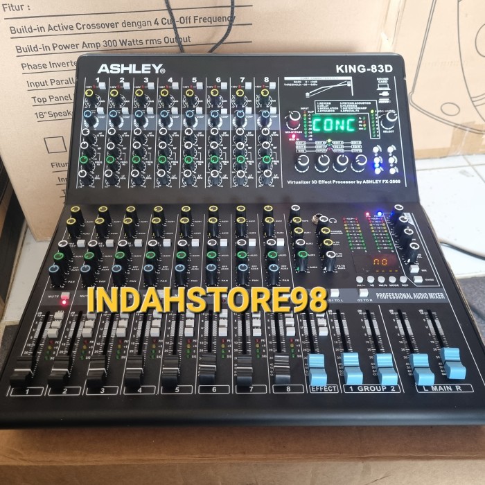 Mixer 8 Channel Ashley King 83D Profesional Audio Mixing Original