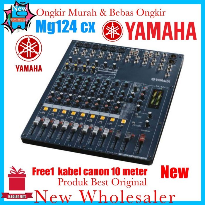 Mixer Audio Mixing Yamaha Mg124Cx New Original Import Luar Garansi 1Th