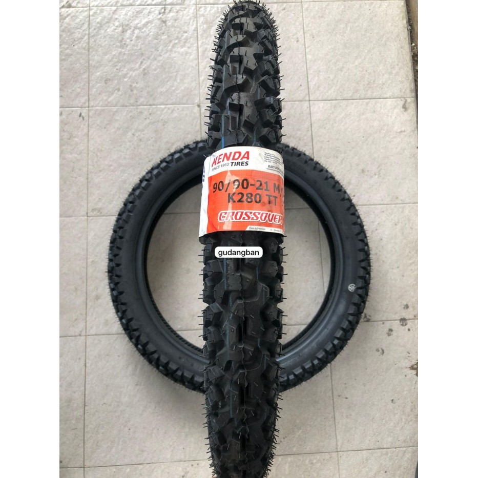 Ban Luar KENDA 90 90 21 K280 Dual Purpose Semi Trail CRF KLX TUBETYPE ORIGINAL BARU