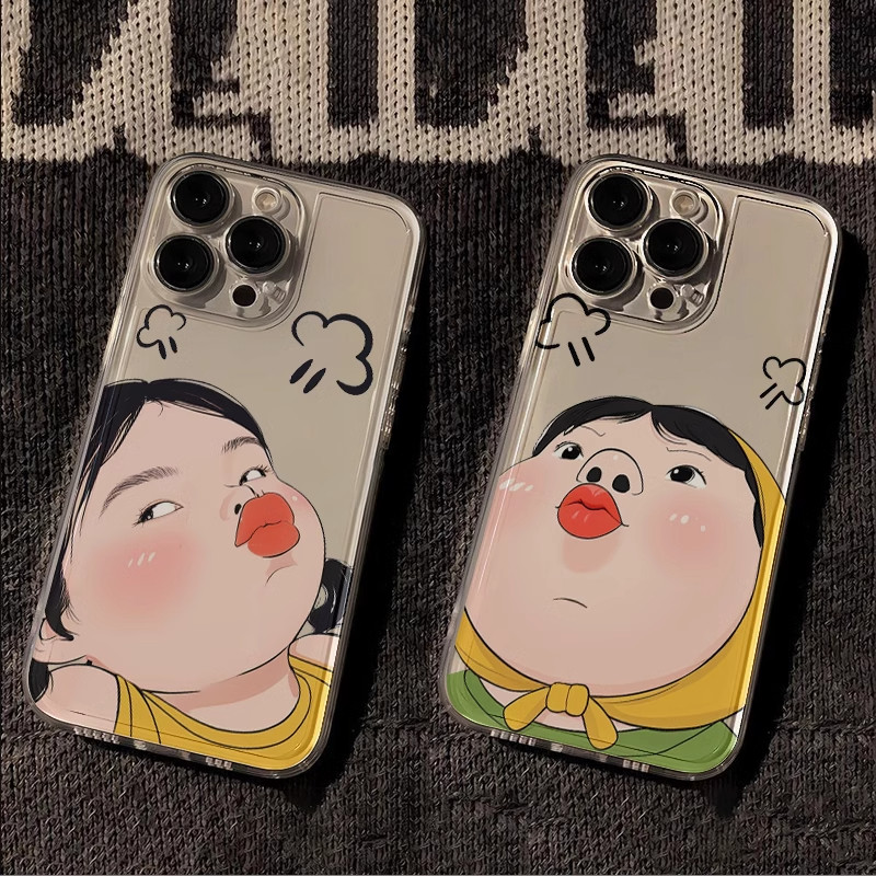 Fancy Couple Angka Clear Lucu Soft Case Hp Iphone 11 Pro Max Xr 13 Pro Max 7+ 8+ 7 8 Plus Ip 12 13 M