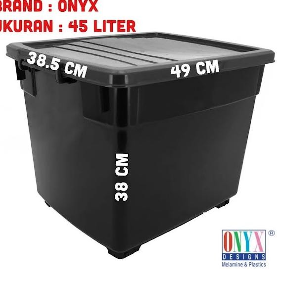Box container Hitam Onyx 65 liter box onyx 45 liter conatiner box 35 liter