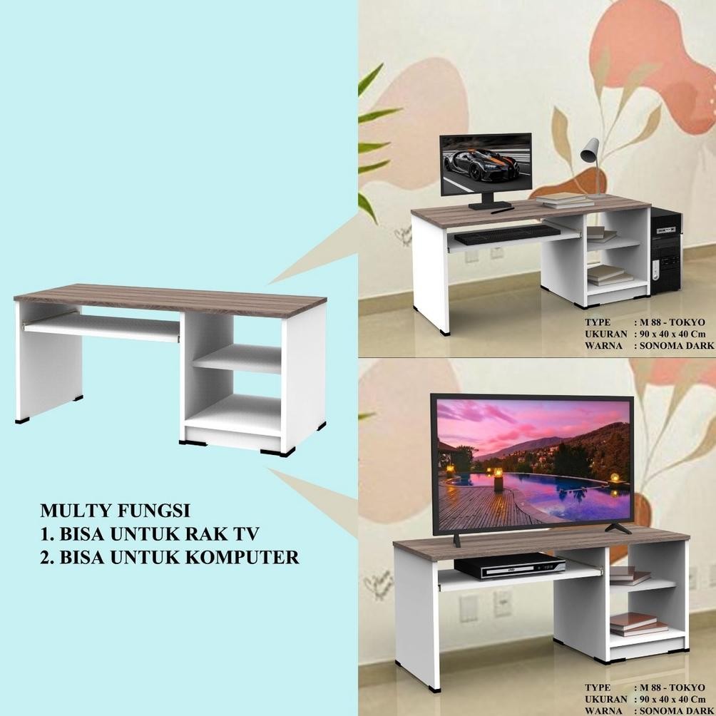 Meja lesehan minimalis meja laptop meja komputer serbaguna meja pc meja tv meja tulis meja kerja mej