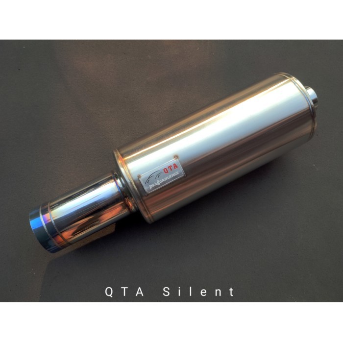 Knalpot Mobil Bolt On Stainles Brio Muffler Qta Silent Series