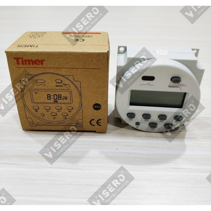 Digital Timer Ac / Switch Timer Ac Otomatis Ac 220V 16A