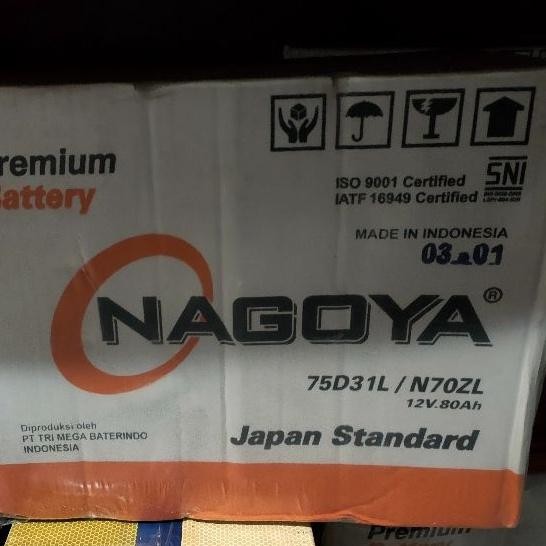 Aki Basah Nagoya N70Zl + Isi