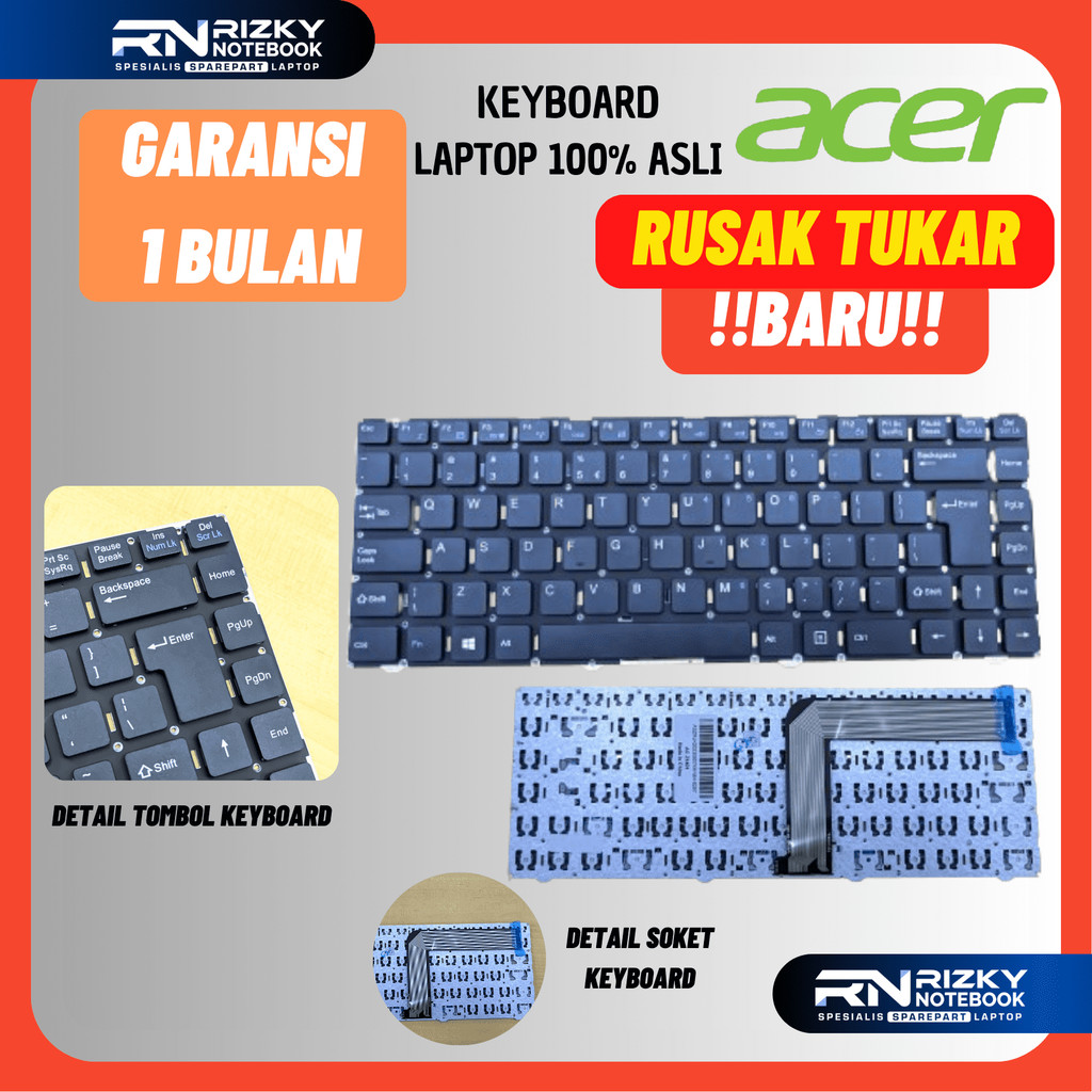 (ORI ) Keyboard laptop Acer one 14 14Z Z1401 z1402 Z1401-N2940 Z1401-C283 Z1401-C5PX