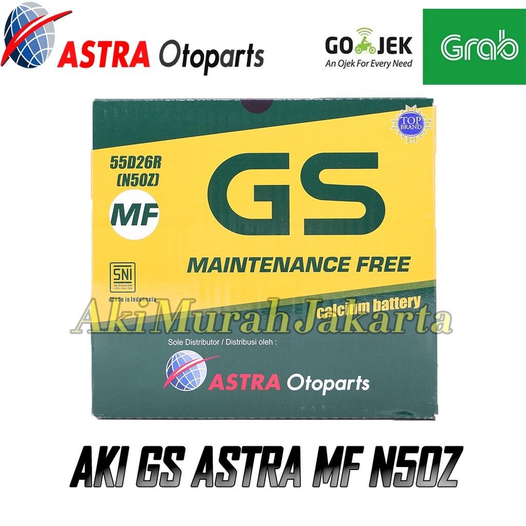 Aki Mobil Gs Astra N50Z (Aki Kering) 12V / 60 Ah