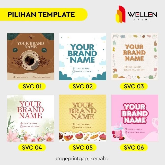 

Cetak Sticker Label Vynil Kotak Stiker Lebel Wateroof Kan 2