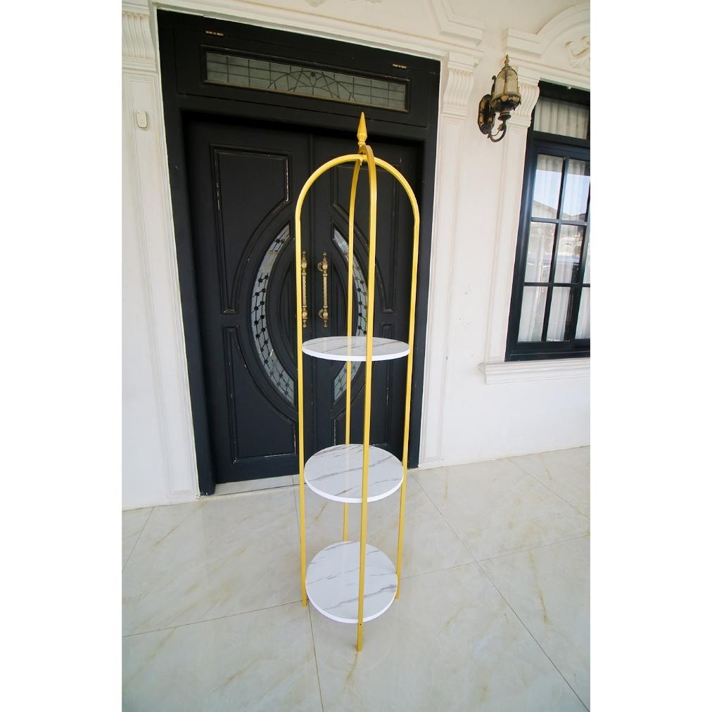 Rak Sangkar Burung Minimalis Indira |Rak Susun Rak Shabby Rak Besi Dekorasi Rak Mulfungsi| Rak Sudut