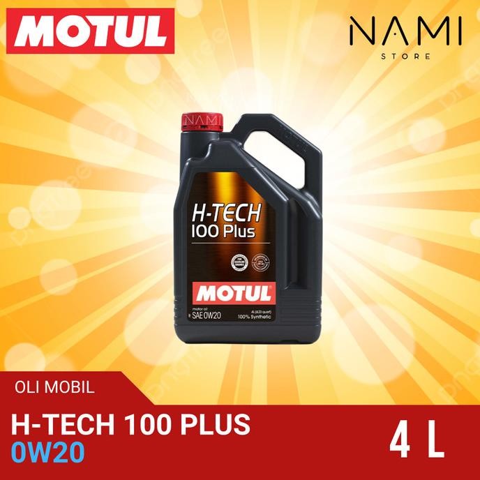 Oli Motul H-Tech 100 Plus SAE 0w20 (4L) galon - Original