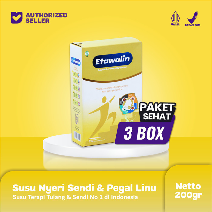 

Etawalin Paket 3 - Solusi Masalah Tulang Nyeri Sendi Rematik Asam Urat DISKON