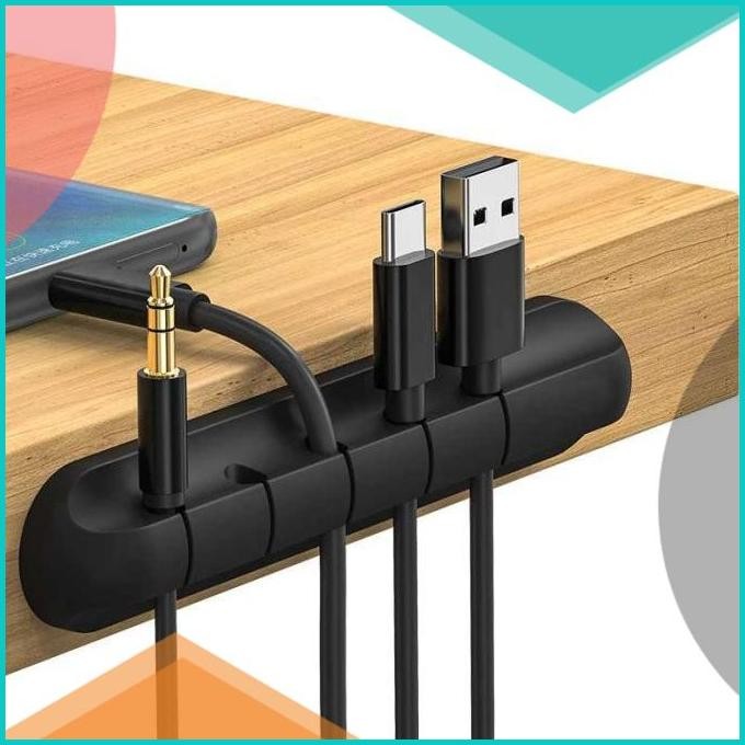 

Klip Pengikat Kabel Klep Perapih Cable Clip Wire Holder Organizer 07D3