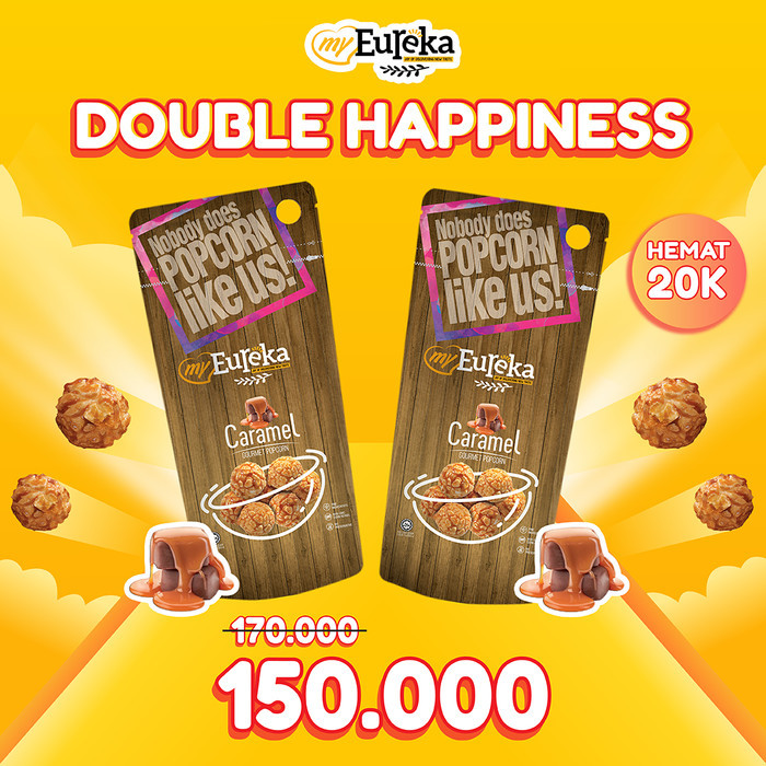 

DOUBLE HAPPINESS Eureka Popcorn OBRAL