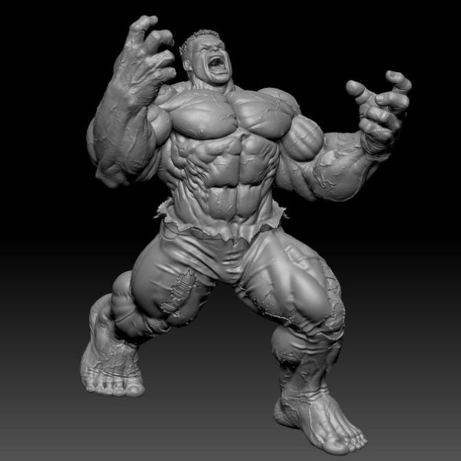 =====] figure skala 1/64 hulk statue