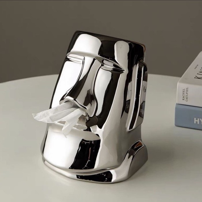 Moai tissue box