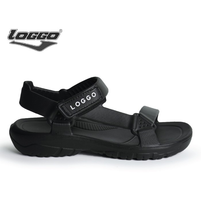 Sandal Gunung Loggo Everest warna Hitam